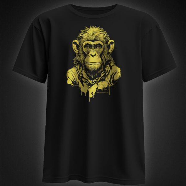 Monkey Colorful - Μαύρο